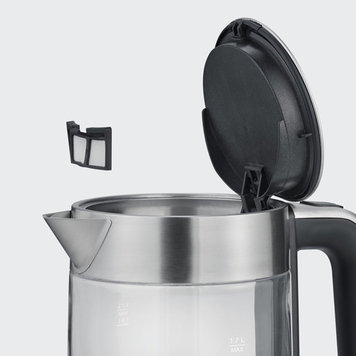 Severin WK 3420 Glass Tea / Water Kettle, 1,7l Elektriskā Tējkanna