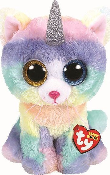 Meteor Maskotka TY Beanie Boos Kot z rogiem Heather 24 cm GXP-738708 (008421364541)