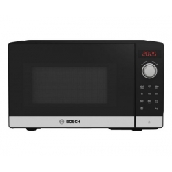 Bosch Serie 2 FFL023MS2 microwave Countertop Solo microwave 20 L 800 W Black, Stainless steel Mikroviļņu krāsns