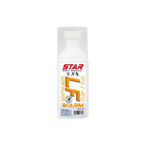 Star Ski Wax LF Warm 0/-5°C Low Fluor Sponge Liquid 100ml 8020617061449 (8020617061449) tīrīšanas līdzeklis