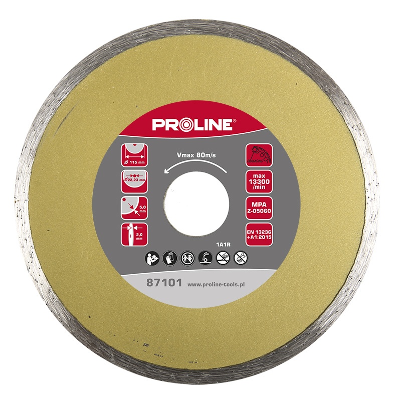 Dimanta disks PCN 125x22mm flizem Proline 5871022 (5903755871022)