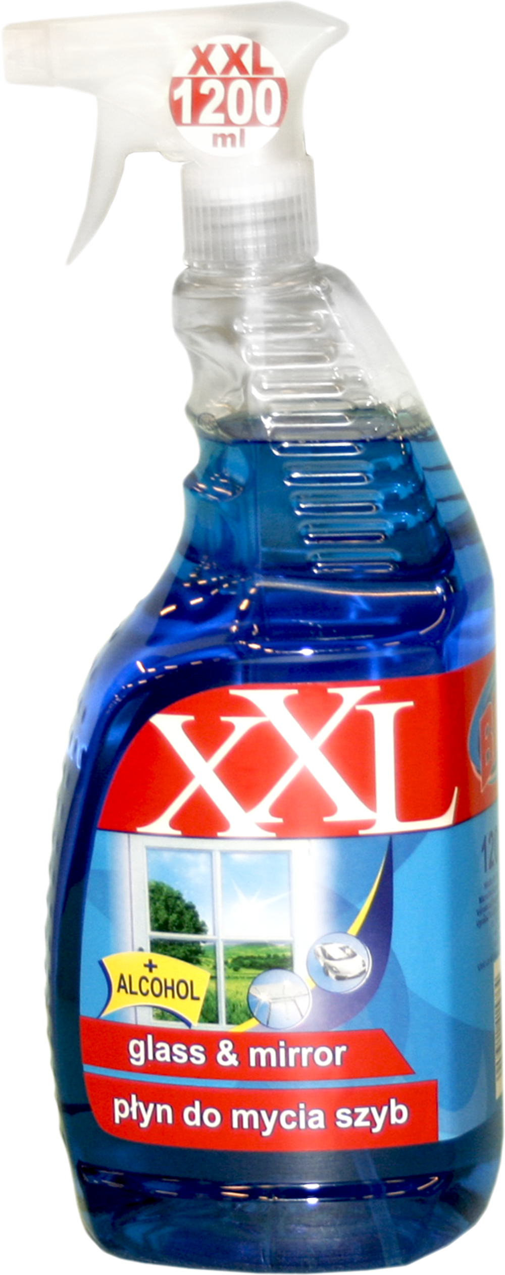 Lidzeklis logu tirisanai Blux XXL zils 1200ml 1415764 (5908311415764) Sadzīves ķīmija