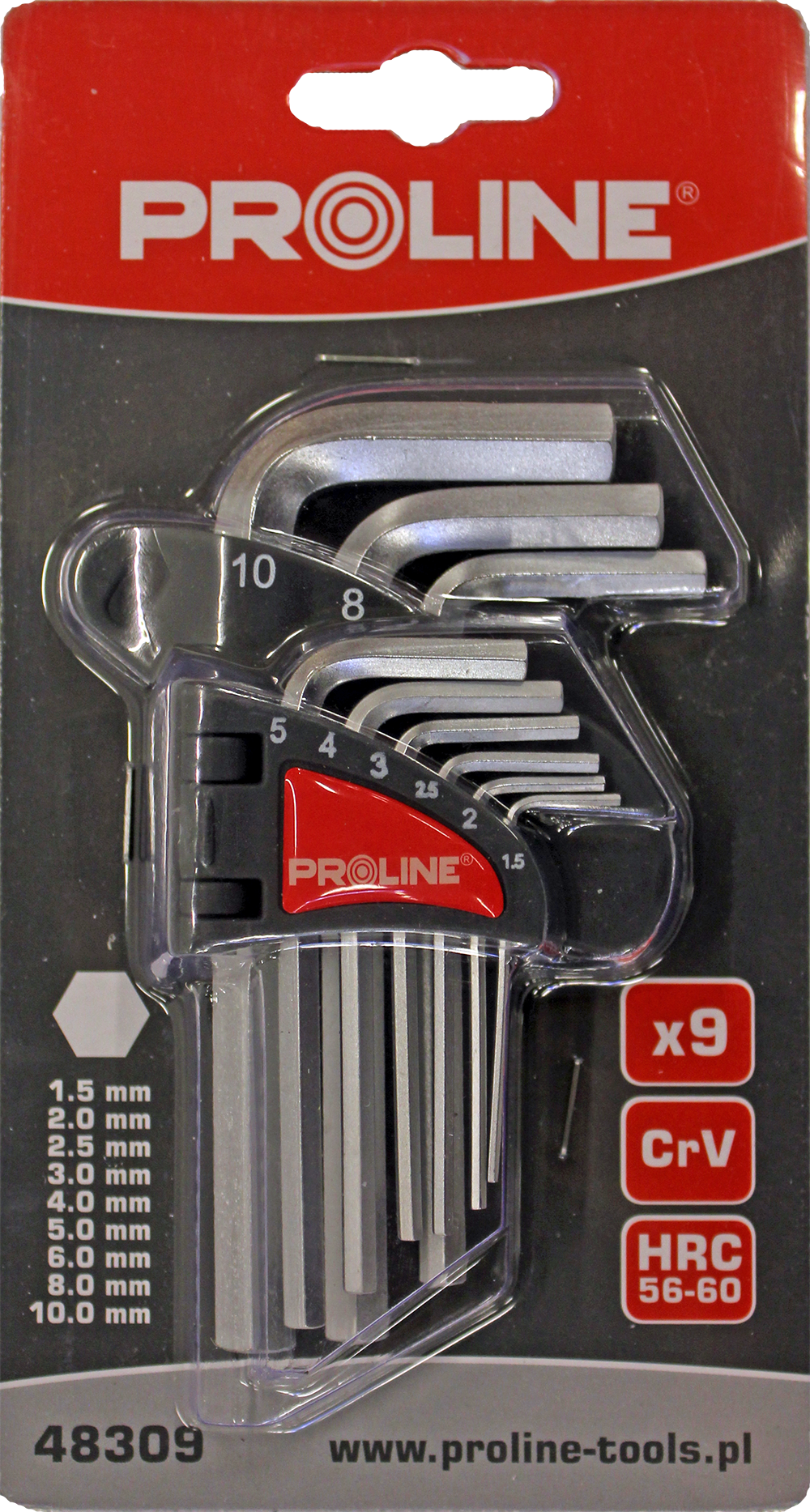 Seskansu atslegu kompl. Proline 9gb 1.5-10mm