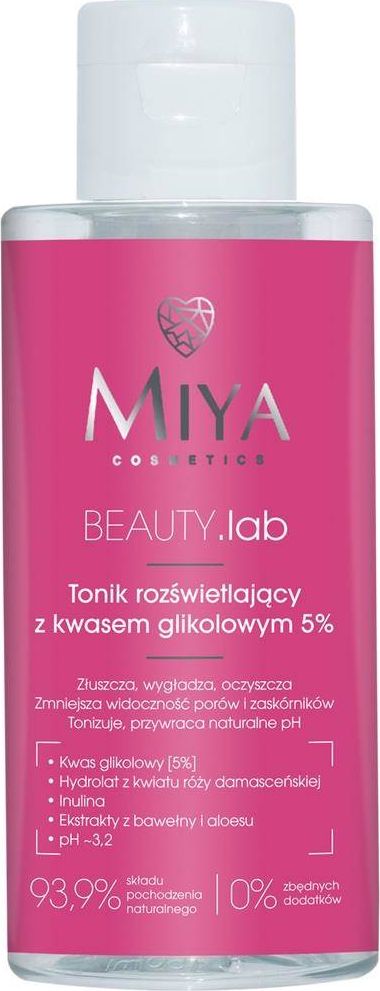 Miya Beauty Lab tonik rozswietlajacy z kwasem glikolowym 5% 150ml 5906395957637 (5906395957637) kosmētikas noņēmējs