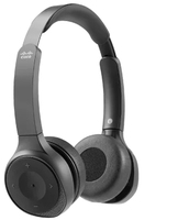 Cisco 730 Wireless Dual On-ear Headset+Stand USB Platinum austiņas