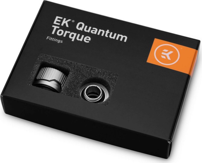 EK Water Blocks EK-Quantum Torque HDC 14 - 6er-Pack, Satin Titanium ūdens dzesēšanas sistēmas piederumi