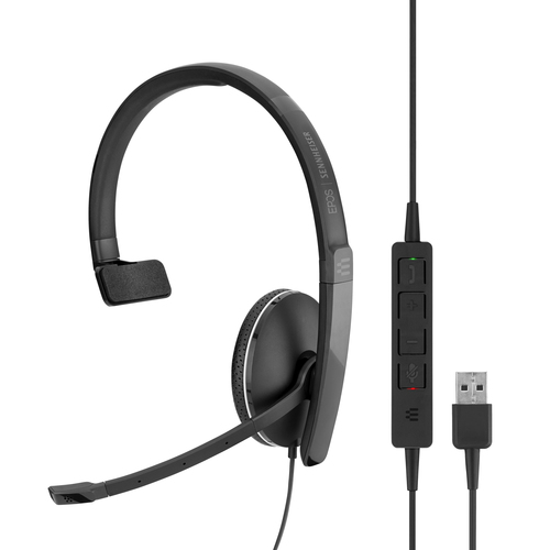 EPOS / SENNHEISER ADAPT SC 135 USB MONAURAL HEADSET 3.5MM JACK S4B austiņas