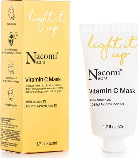 Nacomi Nacomi Next Level Vitamin C Mask rozjasniajaca maska z witamina C 50ml 5902539700190 (5902539700190)