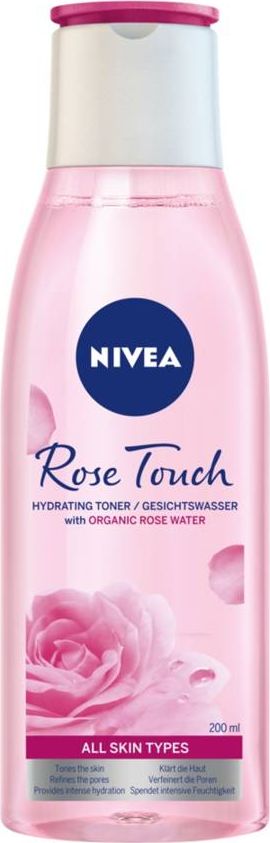 Nivea Rose Touch nawilzajacy tonik z organiczna woda rozana 200ml 9005800351322 (9005800351322) kosmētikas noņēmējs