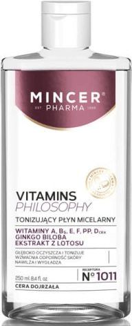 Mincer Pharma Vitamins Philosophy Plyn micelarny tonizujacy  250ml 591352 (5902557261352) kosmētikas noņēmējs