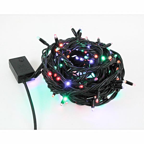 Lampki choinkowe 100 LED kolorowe HT00FL003F (8590274505056) Ziemassvētku lampiņas