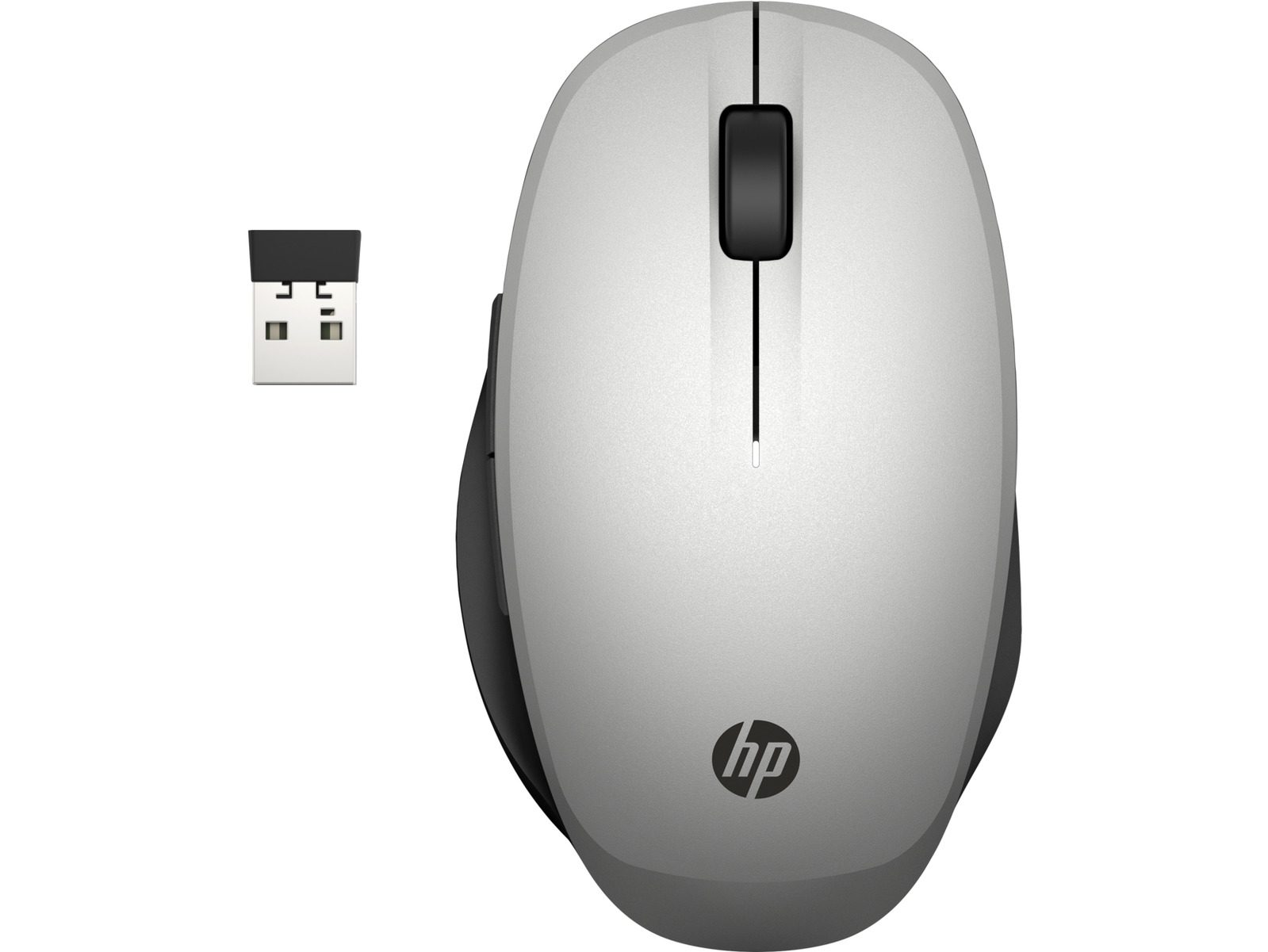 HP Dual Mode Mouse 300 silver - 6CR72AA#ABB Datora pele