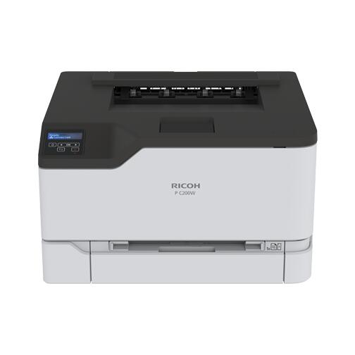 Ricoh P C200W Farblaserdrucker (A4, Drucken, LAN, WLAN) printeris