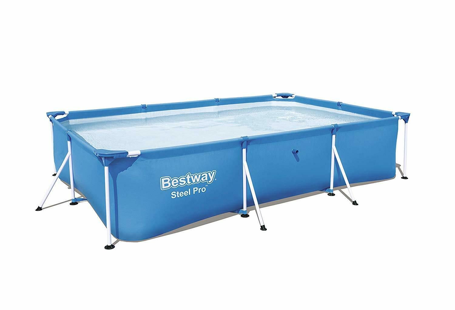 Bestway Steel Pro Power Pro Frame Pool 3.00m x 2.01m x 66cm - blue Baseins