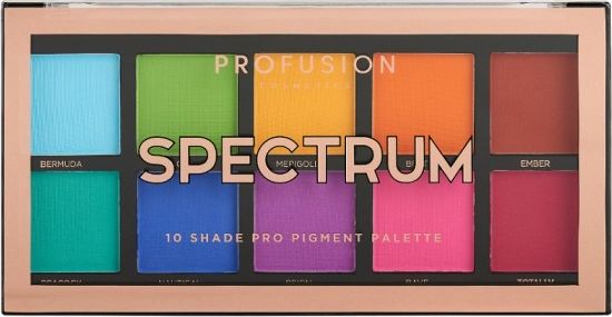 ProFusion Profusion Spectrum Eyeshadow Palette paleta 10 cieni do powiek 656497621800 (656497621800) ēnas