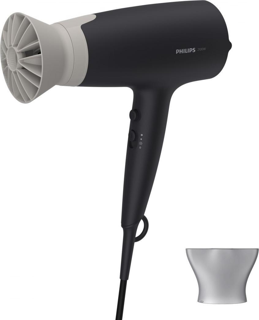 Philips 3000 series BHD341/30 2100 W ThermoProtect attachment Hair Dryer Matu fēns