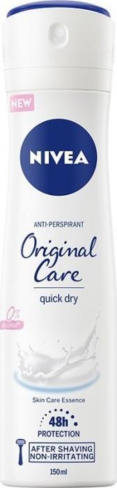 Nivea NIVEA_Original Care Antyperspirant w sprayu 150ml 9005800347653 (4005900843937)