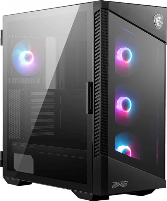 MSI MPG VELOX 100R computer case Midi Tower Black Datora korpuss