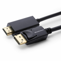 MicroConnect DisplayPort to HDMI Cable 2m DisplayPort Male - HDMI Male 5704327883777 kabelis video, audio