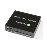 Techly HDMI Audio-Extractor LPCM 7.1 4K, UHD, 3D dock stacijas HDD adapteri