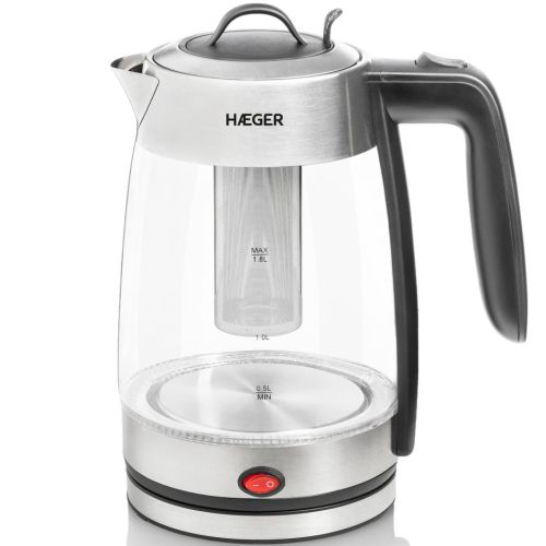 Haeger EK-22F.020A Perfect Tea Elektriska tejkanna ar sietinu 1.8L 2200W Elektriskā Tējkanna