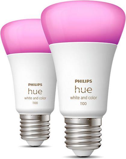 Philips Hue E27 double pack 2x800lm 75W - White & Col. Amb. apgaismes ķermenis