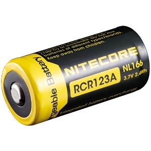 Nitecore Battery RCR123 650 mAh Rechargable Baterija