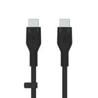 Belkin Flex USB-C/USB-C to 60W 1m, black CAB009bt1MBK kabelis, vads