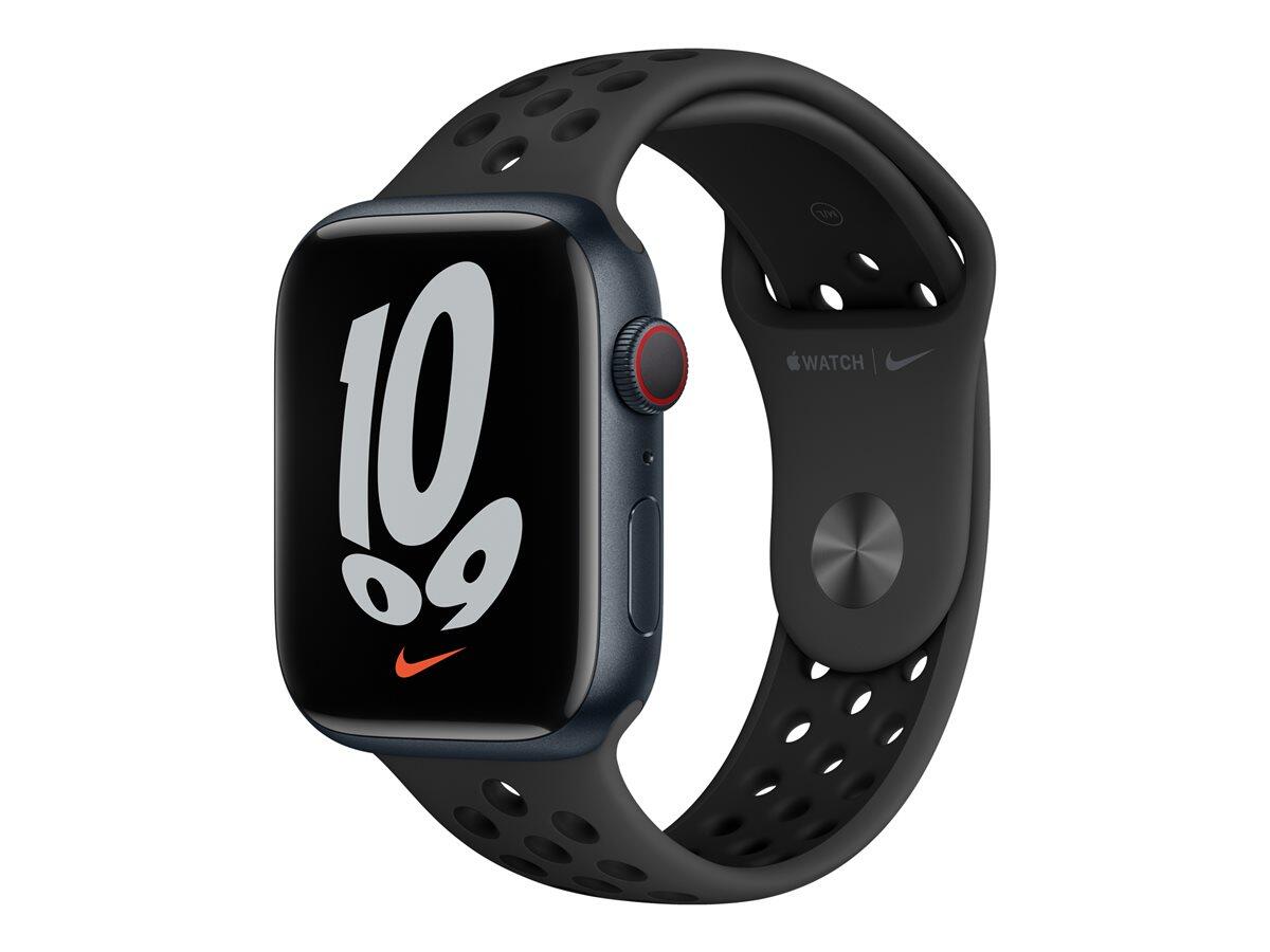 Apple Watch Nike 7 Cell, 45mm Alu Midnight Sport Anthr./Black Viedais pulkstenis, smartwatch