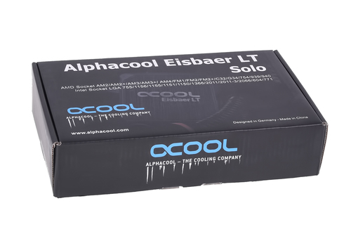 Alphacool Eisbaer LT (Solo) CPU-Kuhler mit Pumpe - schwarz ūdens dzesēšanas sistēmas piederumi