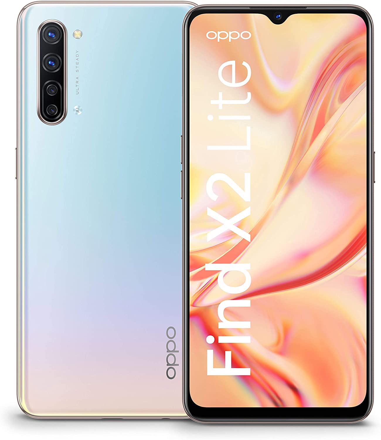 Oppo Find X2 Lite - 6.4 - 128GB, Android (Pearl White, Dual SIM) 5973996 Mobilais Telefons