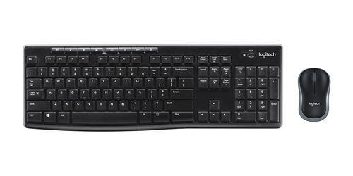 LOGITECH WIRELESS COMBO MK270 - BLACK - DEU - EMEA klaviatūra