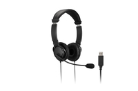 Kensington Headset Hi-Fi USB mit Mic & Volume Control Button austiņas