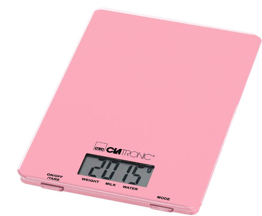 Kitchen Scales Clatronic KW3626, pink KW3626 (4006160639148) virtuves svari