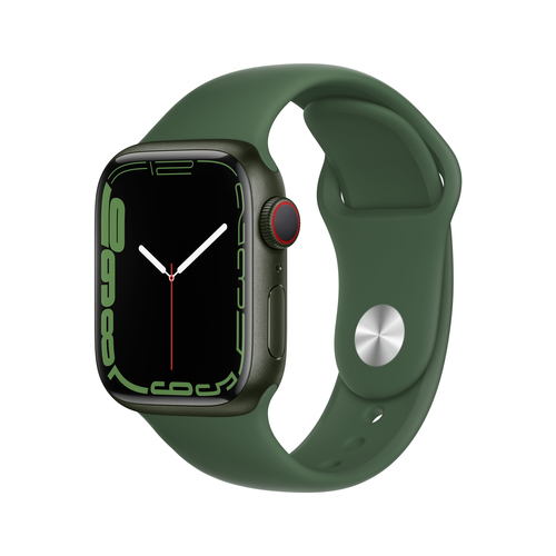 Apple Watch Series 7 41 mm OLED 4G Green GPS (satellite) Viedais pulkstenis, smartwatch