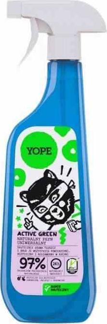 Yope YOPE Plyn do czyszczenia uniwersalny Active Green 750ml 692934 (5903760202934) Sadzīves ķīmija