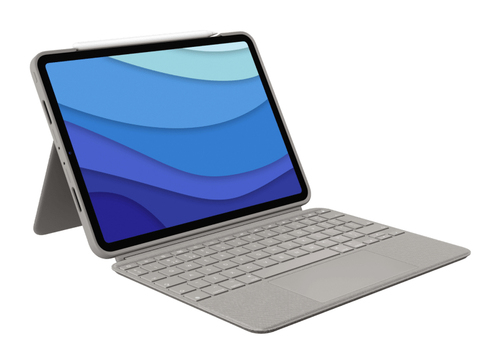 Combo Touch iPad Pro 11 1,2,3 gen. Sand UK planšetdatora soma