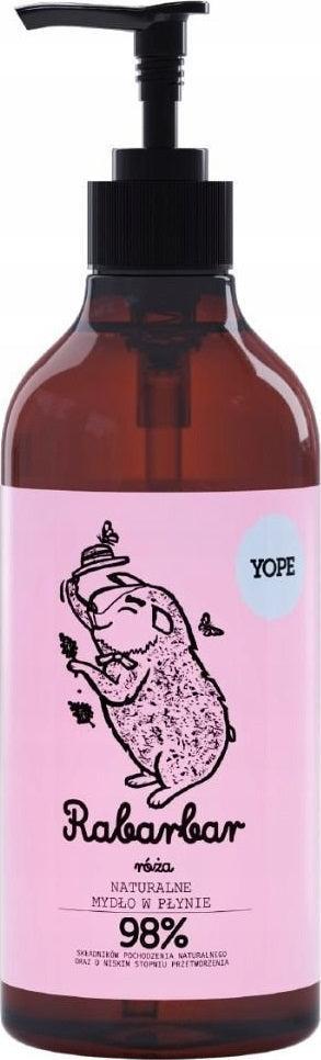 Yope Yope Naturalne mydlo w plynie Rabarbar i Roza 500ml 694323