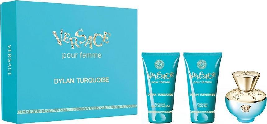 Versace SET VERSACE Dylan Turquoise Pour Femme EDT spray 50ml + SHOWER GEL 50ml + BODY GEL 50ml 8011003870158 (8011003870158)