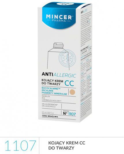 Mincer Pharma Anti Allergic Krem CC kojacy do cery wrazliwej 50ml 597985 (5905279887985) tonālais krēms