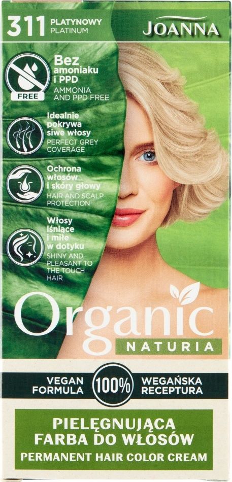 JOANNA PROFESSIONAL Joanna Naturia Organic pielegnujaca farba do wlosow 311 Platynowy 5901018020194 (5901018020194)