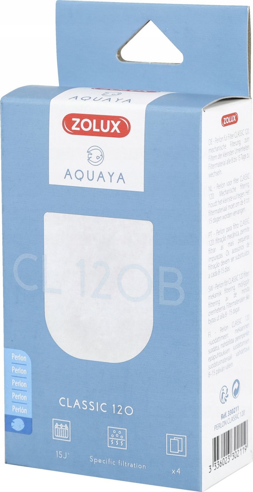 Zolux Wklad Perlon Classic 120 7544685 (3336023302119) akvārija filtrs