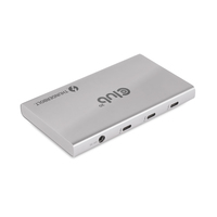 Club3D Thunderbolt4  5-in-1 HUB > 3xThunderbolt/1xUSB  Bu/Bu retail USB centrmezgli