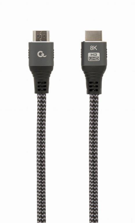 Gembird Ultra High speed HDMI cable with Ethernet, 8K select plus series CCB-HDMI8K-2M HDMI 2.1 downwards, 2 m,  2 x Type-A maciņš, apvalks mobilajam telefonam