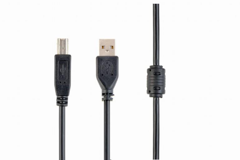 Cablexpert CCFB-USB2-AMBM-3M USB 2.0 printer cable 3 m USB kabelis