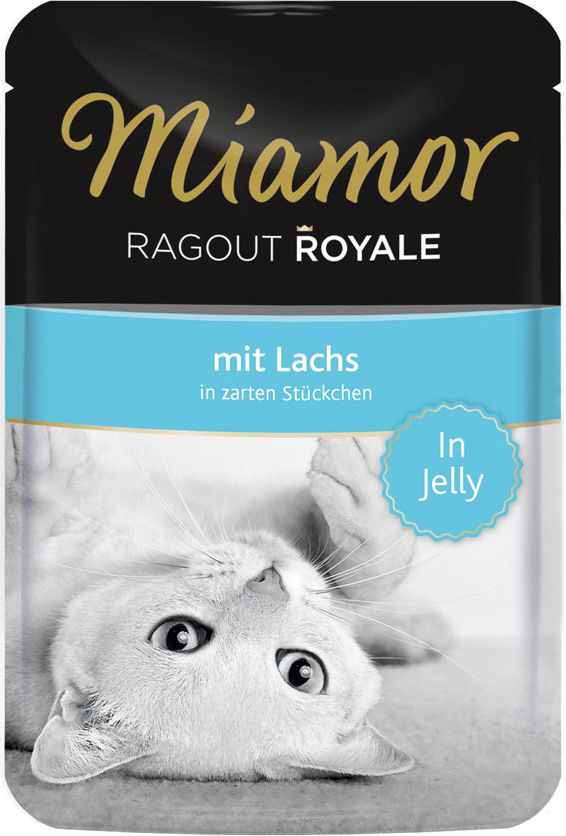 Miamor Miamor Ragout Royale saszetka Losos w galaretce - 100g 19512 (4000158740533) kaķu barība