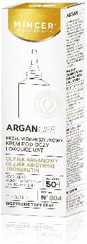 Mincer Pharma ArganLife 50+ Krem pod oczy i okolice ust 15ml 597534 (5905279887534) ēnas