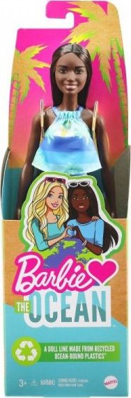 Mattel Barbie Loves the Ocean Puppe im Meeres-Print Rock & Top 887961899917 Rotaļu auto un modeļi