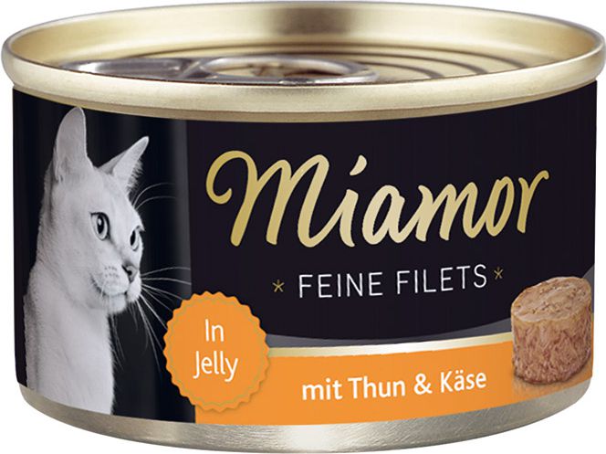 Miamor Miamor Feine Filets puszka Tynczyk i ser - 100g 74046 (4000158740465) kaķu barība