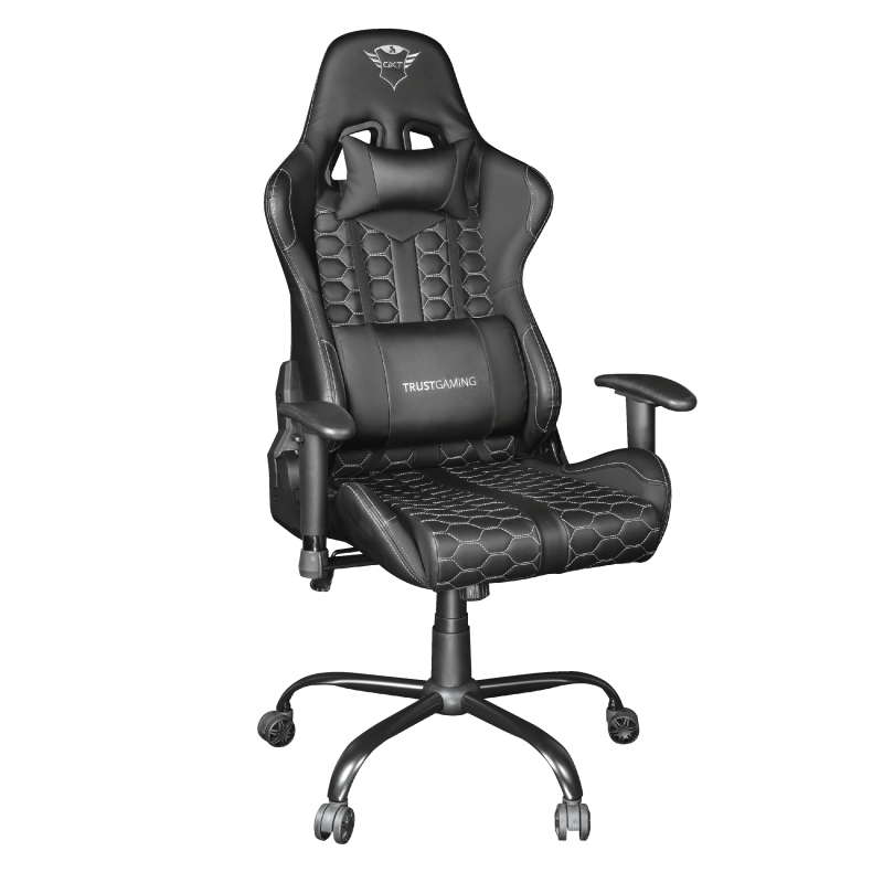 Trust GXT 708 Resto Universal gaming chair Black datorkrēsls, spēļukrēsls